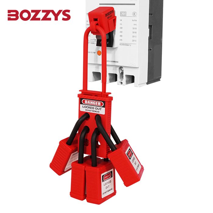 PP Nylon Lockout Hasp with 6 Holes