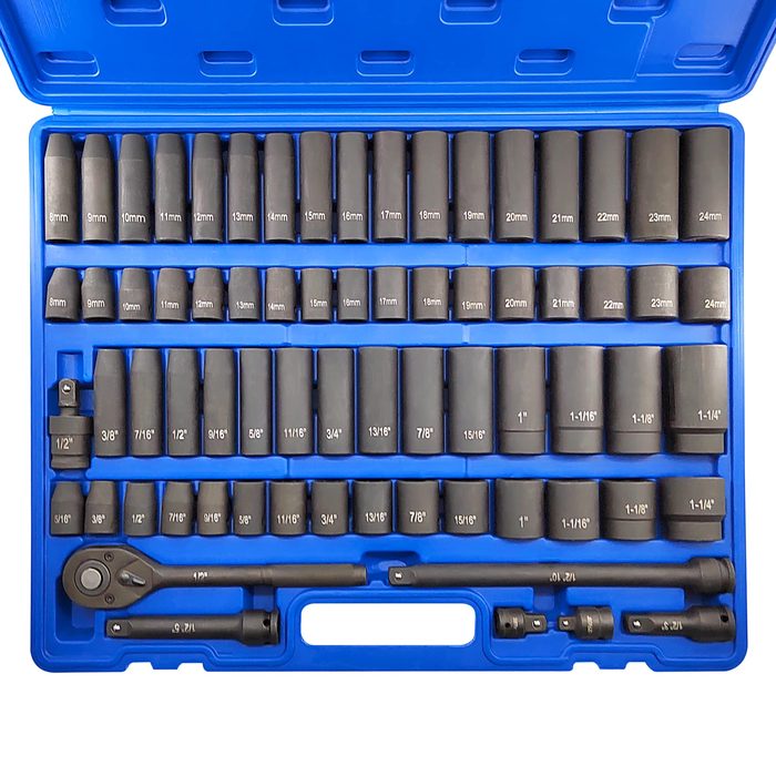 Deep Air Socket Drive Impact Socket Set