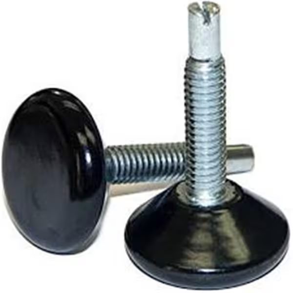 Leveling Glides, Screw-In, Rd