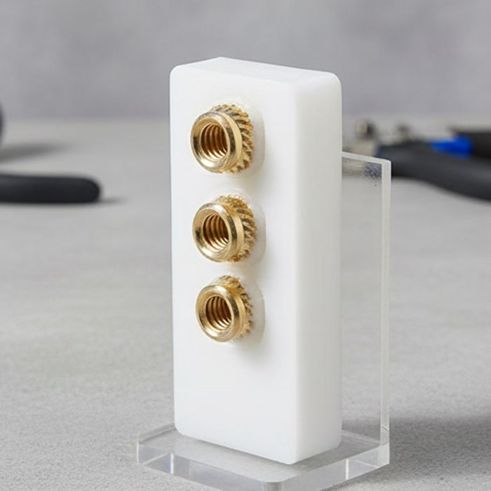 Tapered Heat Set Inserts for Plastic