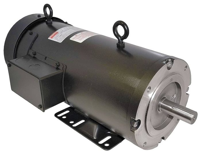 DC Motor: Open Enclosure, 1/8 hp, 30 RPM