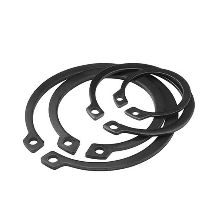 Black Oxide Carbon Steel C Circlip DIN Standard External Retaining Ring with Spherical Washer Type C