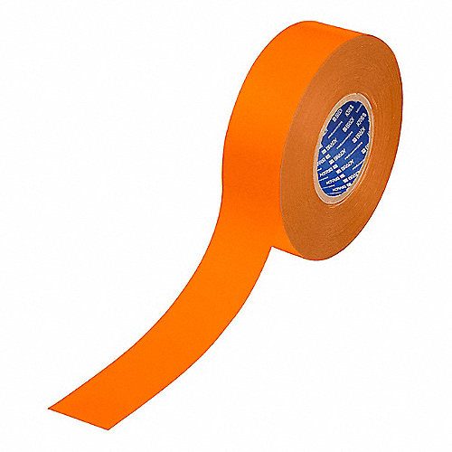 Floor Marking Tape, Orange, 2"W, 100ft, B-553, 22 mil