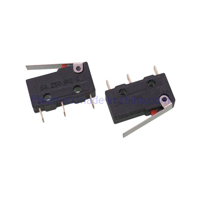 Micro Switch 5A 250V SMD Miniature Lever Roller