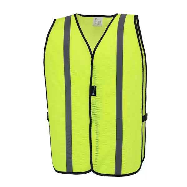 48 in. Hi-Vis Yellow Mesh Safety Vest