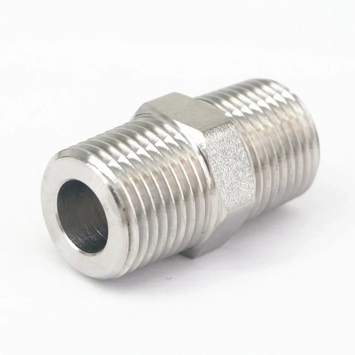 1/2 3/4 1 Male x Male Stainless Steel Pipe Fitting