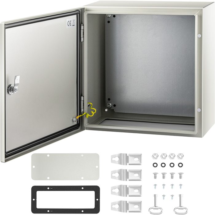Steel Electrical Enclosure Box IP65, 16 x 16 x 8 inches