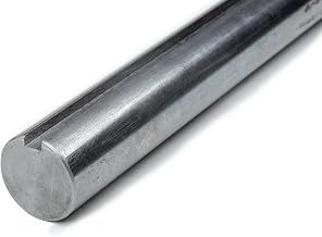 Round Keyed Shaft, 1" Dia x 3 ft. Length with 1/4" Keyway
