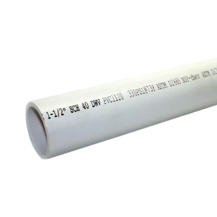 White PVC Piping