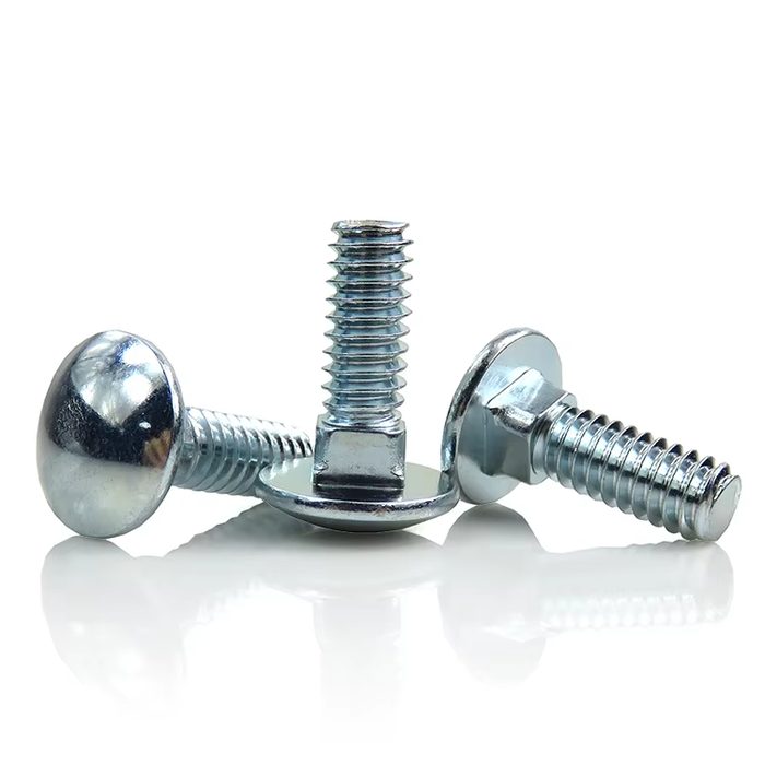 20 x 1-1/4" Brass Round Head Carriage Bolt