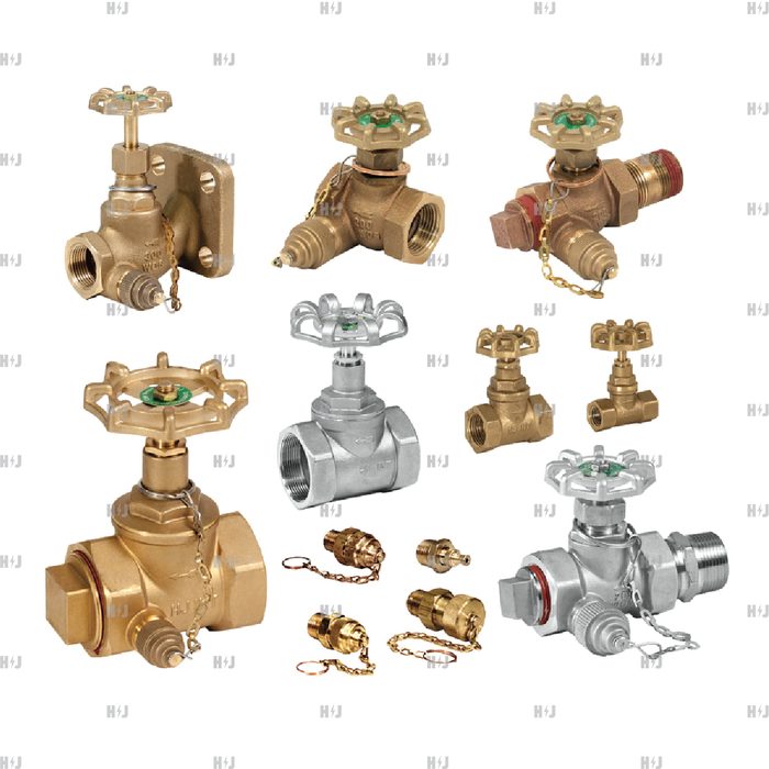 Brass Gate Valve - 2 Opening H-4935