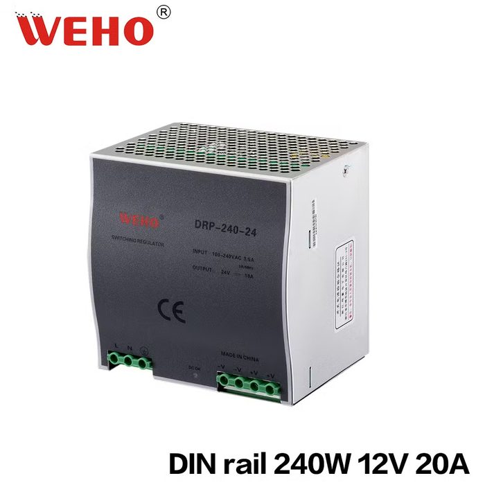 10A Industrial DIN Rail Power Supply