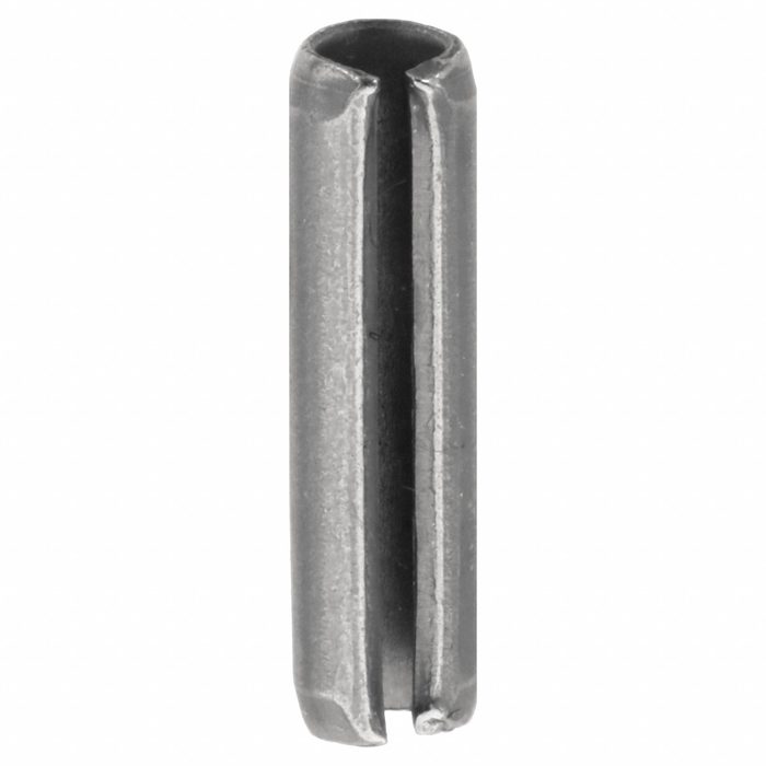 Slotted Spring Pin: 1/16" Dia, 1/4" Long