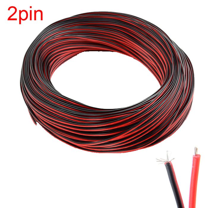 2-Pin AWG22 Thinned Copper Wire & Cable