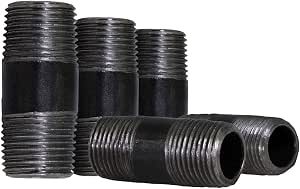 3/8 in. x 5 in. Black Pipe