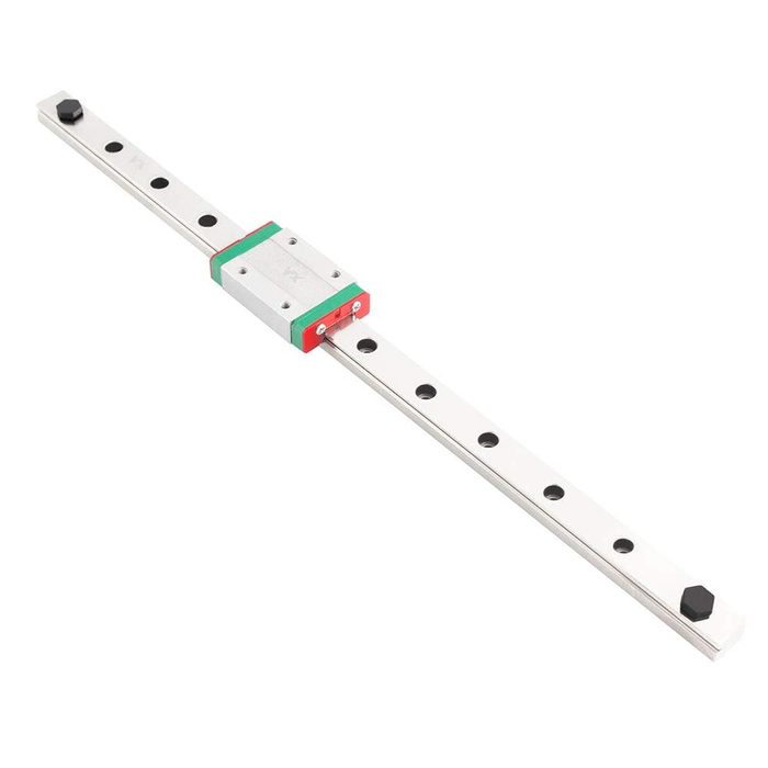 MGN 12 Linear Rail Guide, 300mm Linear Sliding Guideway with MGN 12H Sliding Block