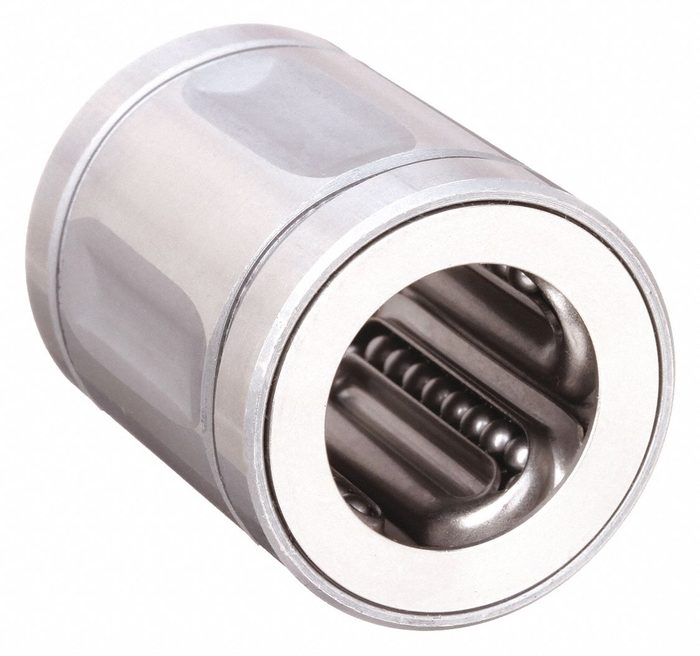 3/4" Inside Dia, 200 Lbs. Dynamic Capacity, Open Linear Bearing