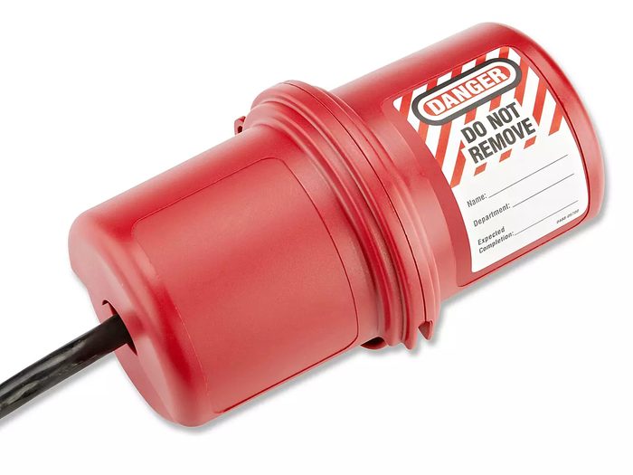 Large Electrical Plug Cover Lockout