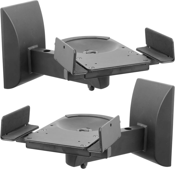 Bookshelf Speaker Wall Mount, Universal, 55 Lbs Capacity