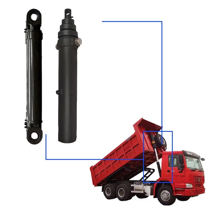 Welded Hydraulic Cylinder for Dump Trailer