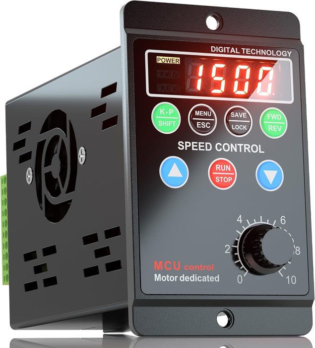 Generic 750W 1HP VFD, AC 110-220V Variable Frequency Drive, Single Phase to 3 Phase Converter