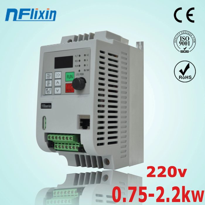 Variable Frequency Drive (VFD) 220V 0.75kW