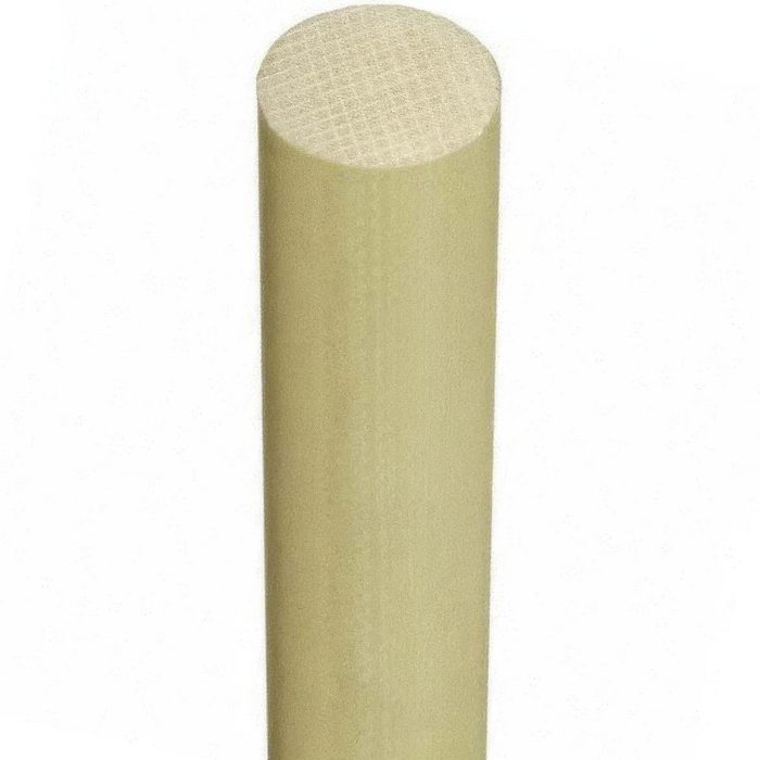 Garolite (G-10/FR4) Rod, 1/8" Dia, 12" Long, Yellow