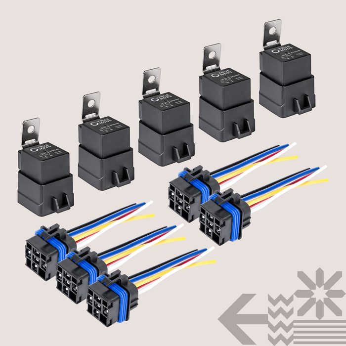 5 Pin Relay Socket with Connector