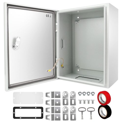 Outdoor Steel Enclosure NEMA 4X, 16 x 12 x 8 inches