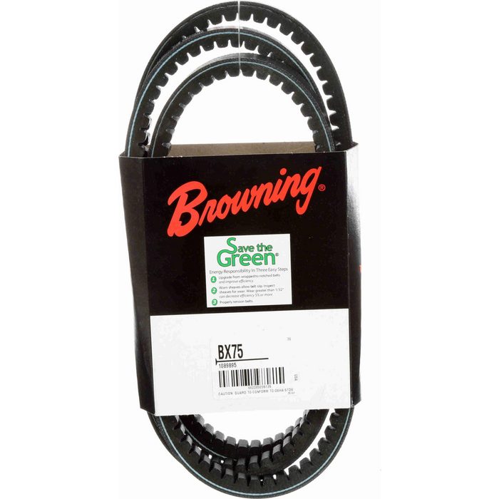 Cogged V-Belt, Section BX, 78.0000" Outside Length