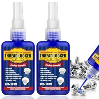Blue Medium Strength Anaerobic Threadlocker Glue