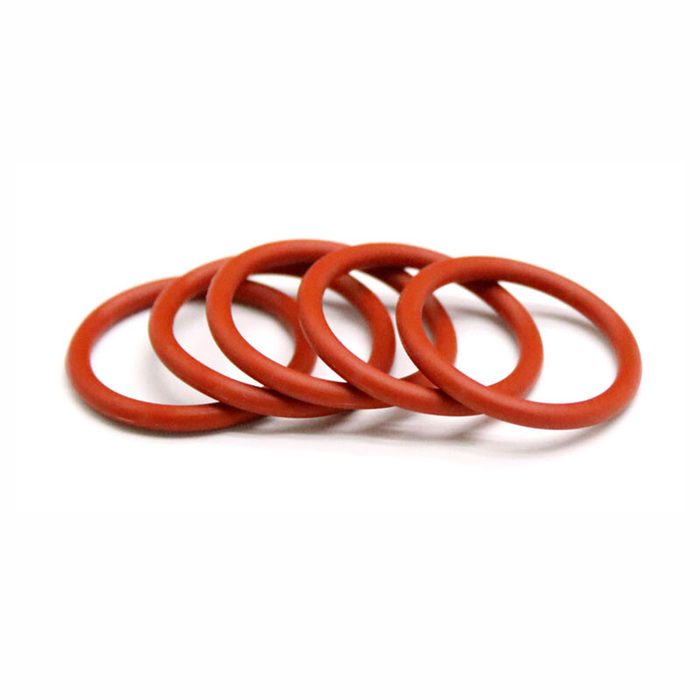 Heat Resistant Red 50-55 Shore a Silicone O Ring