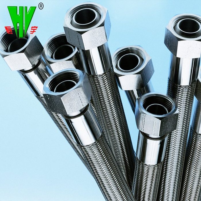 Stainless Steel Wire Braided PTFE Hose 101 High Temperature