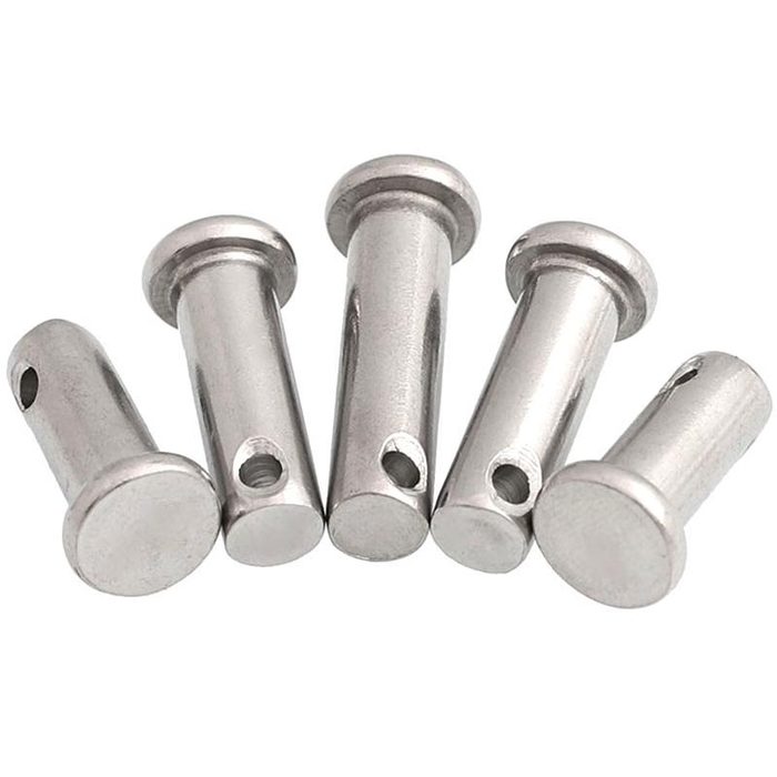 SUS304 SUS316 Stainless Steel Clevis Pins with Head DIN1434