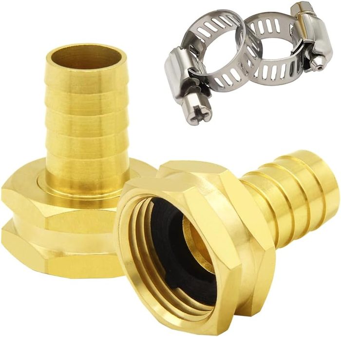 3/4" Barb x 3/4" GHT Female Solid Brass Fitting