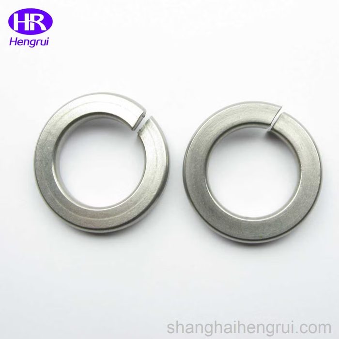 Split Lock Washer, Standard, A2 Stainless Steel, Plain