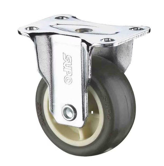 Hospital Bed TPR Central Locking Trolley Medical Caster Wheels