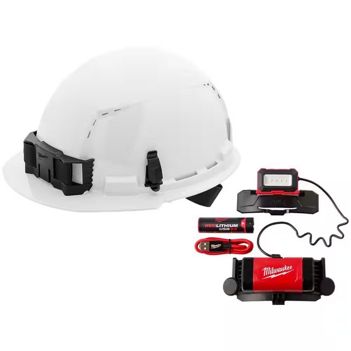 BOLT White Type 1 Class C Front Brim Hard Hat