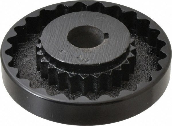 Flexible Coupling: Hub, Cast Iron, 3.9400" OAL