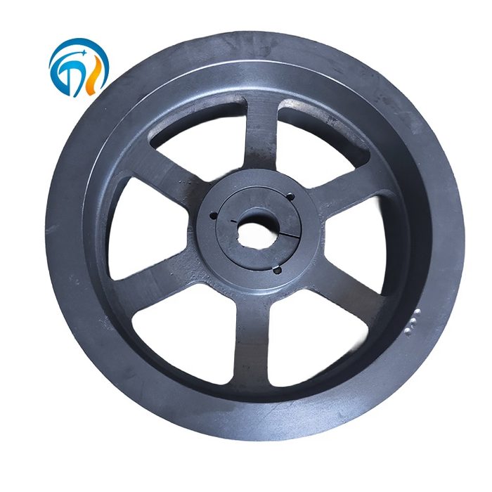 European Standard Cast Iron Groove V Belt Sheave Pulley with Taper Bushing