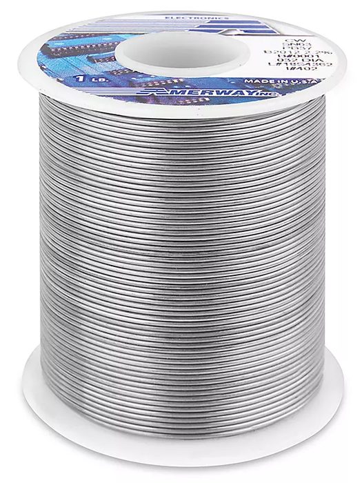 Leaded Solder Wire - 63/37, Tin/Lead S-25295