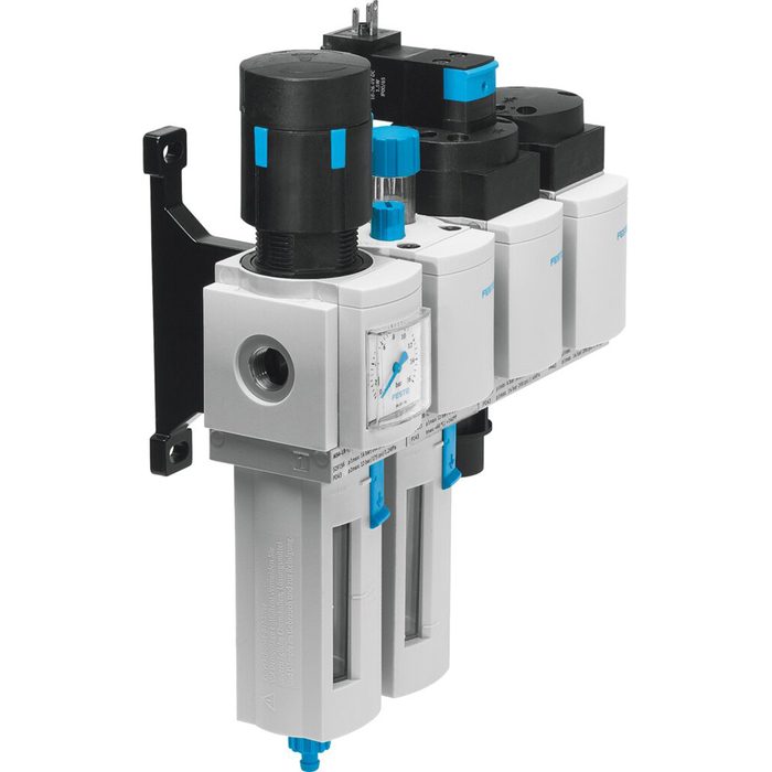 5-Unit Pneumatic Air Preparation Combination Manifold