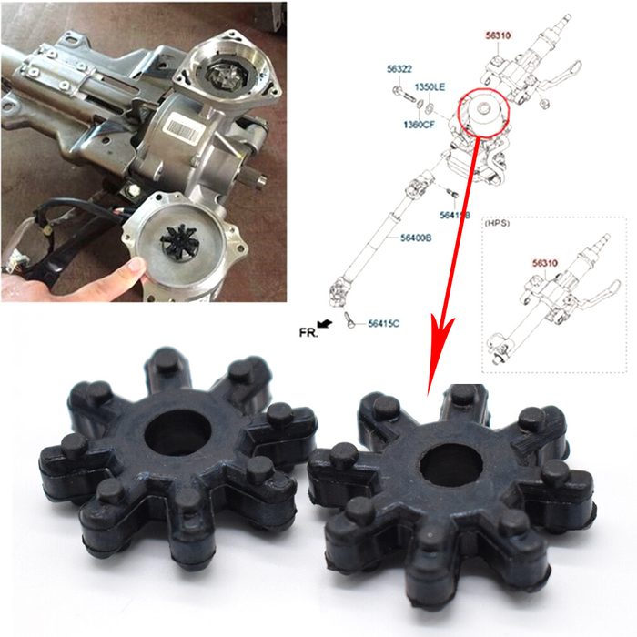 Flexible Coupling Steering Column Coupler
