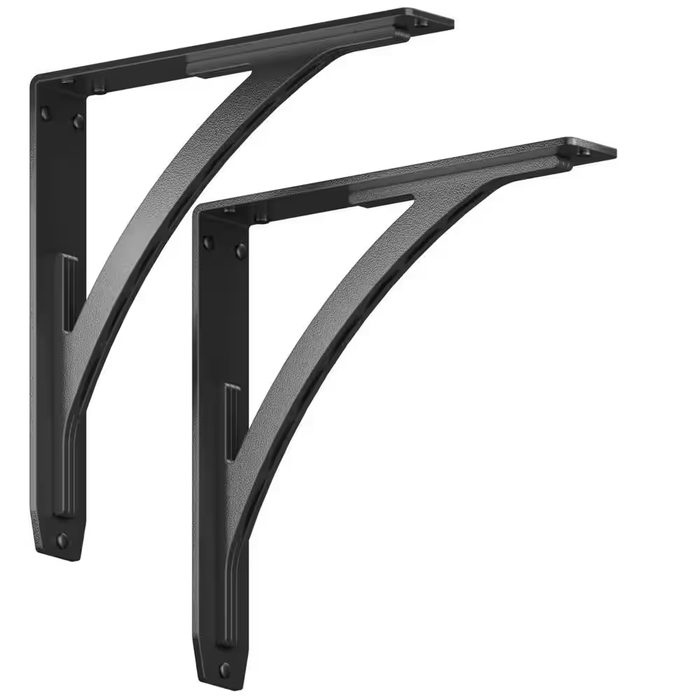 Shelf Brackets Black Iron Heavy Duty