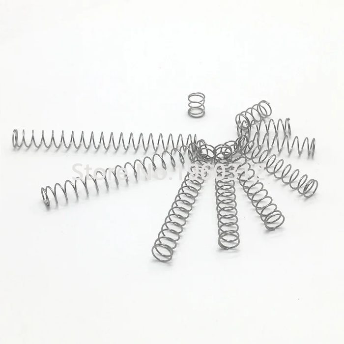 Micro Small Return Compression Spring: 0.4mm wire dia, 2-8mm OD, 5-50mm length