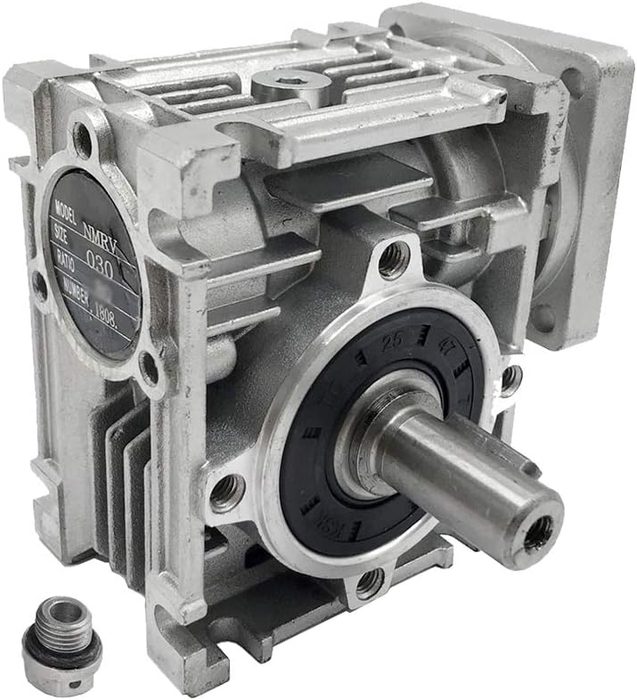 Ratio 15:1 RV30 Worm Gear Reducer NMRV030 Worm Gearbox Speed Reducer NEMA23 for Stepper Motor
