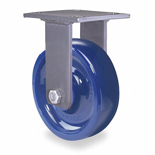 Locking Caster Feet, Yellow, PK2