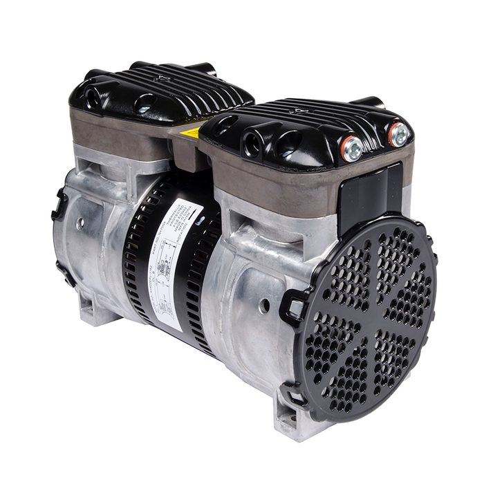 110V Oil-Free Piston Air Compressor Vacuum Pump 550W