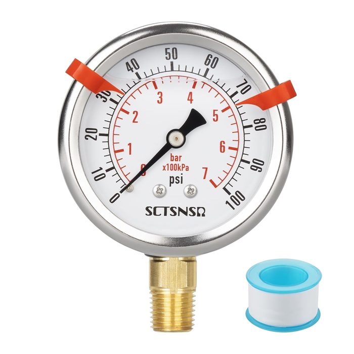Steel Case Pressure Gauge