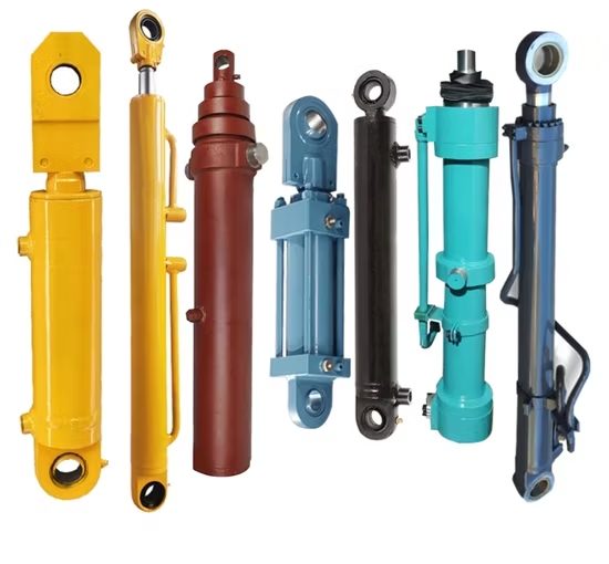 Modified Hydraulic Cylinders for 3-ton Forklift, 50mm Bore, 28mm Rod, 100-900mm Stroke